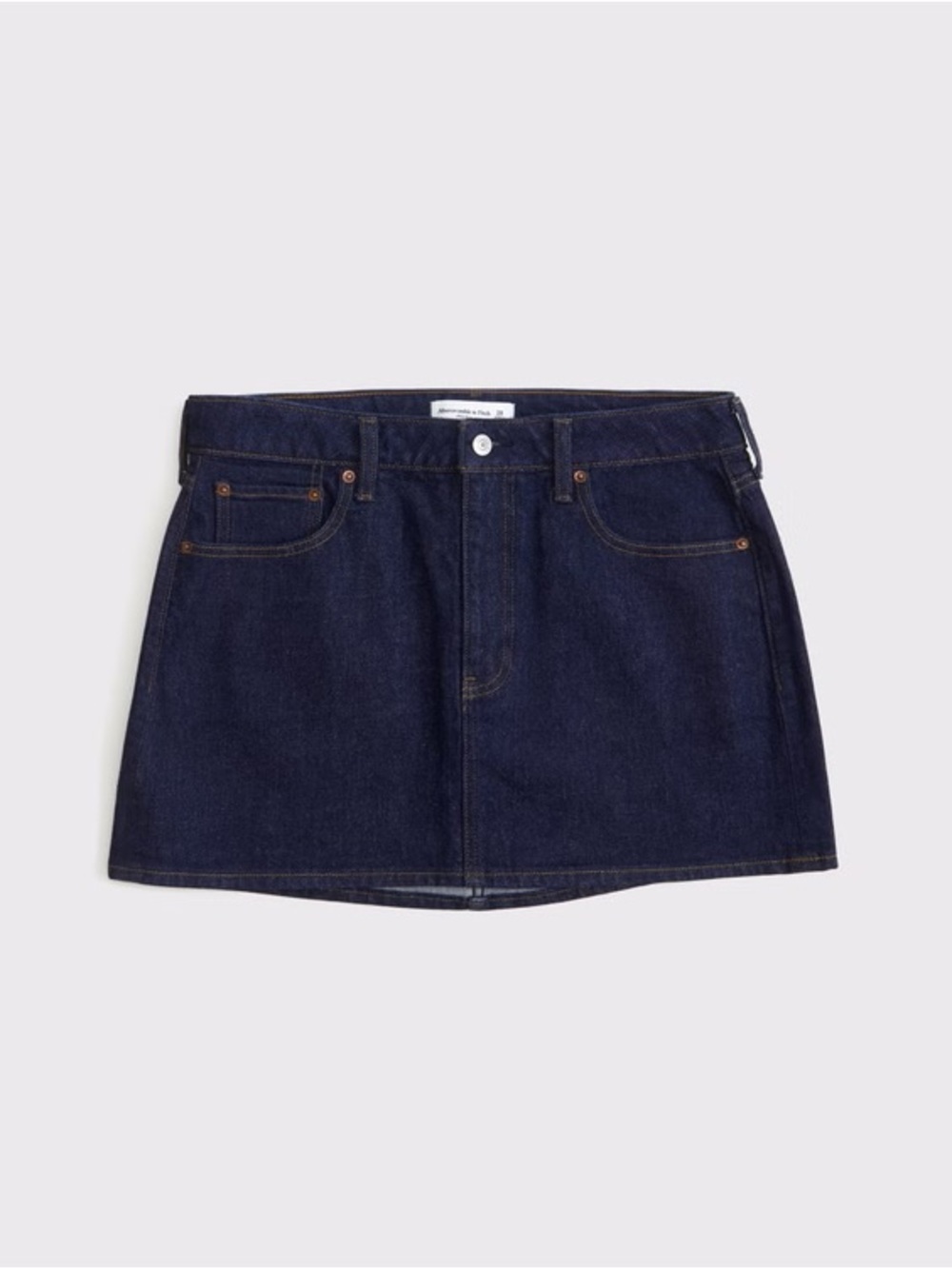 Curve Love Mid Rise Denim Mini Skirt - NWT